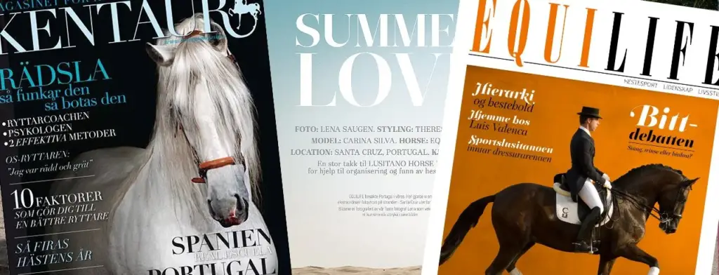 magazine articles by teresa burton for lusitano heritage