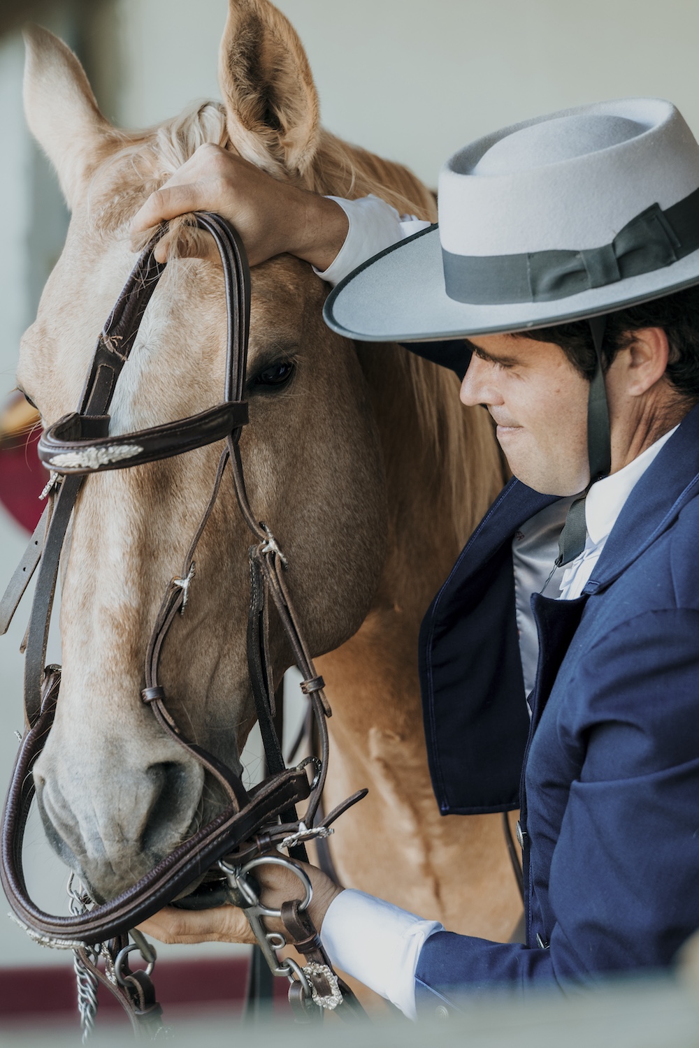 Mike Ferreira at Lusitano Heritage stable portuguese tack and dress